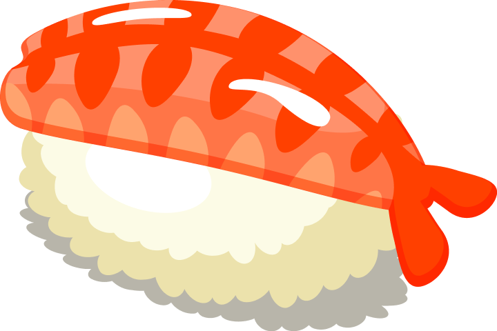 A piece of one sushi